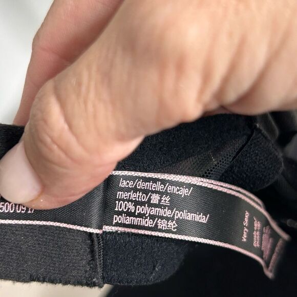 Victoria’s Secret Very Sexy Black Lace Corset Push-Up Bra size 32DD - Picture 15 of 15